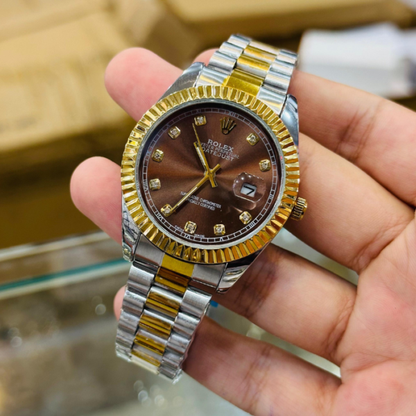 Rolx New Version Day And Date Luxury Fashion Wrist Watch for Men - Image 7