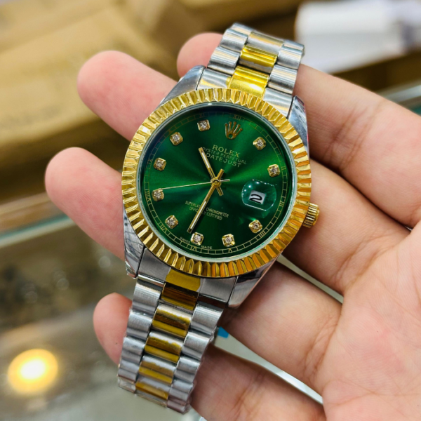 Rolx New Version Day And Date Luxury Fashion Wrist Watch for Men - Image 3