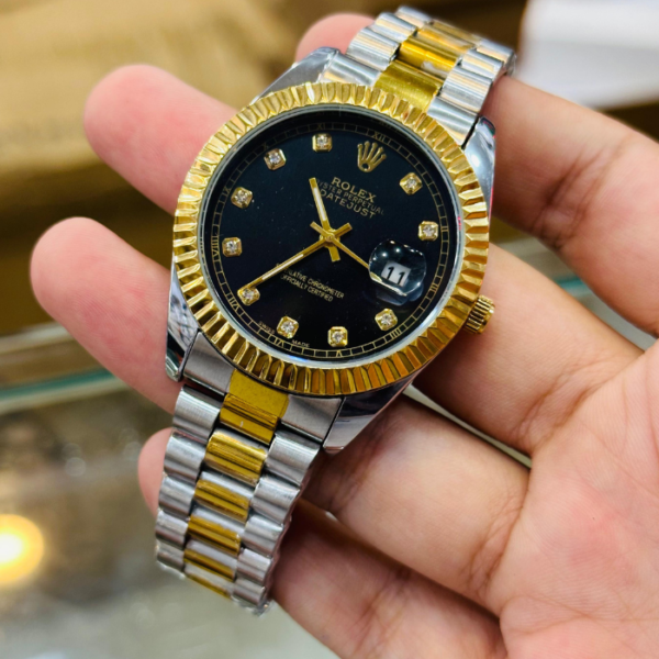 Rolx New Version Day And Date Luxury Fashion Wrist Watch for Men - Image 2