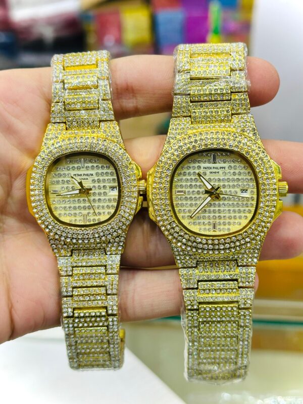 Patek Philippe Iced Out Watch – Couple Watch