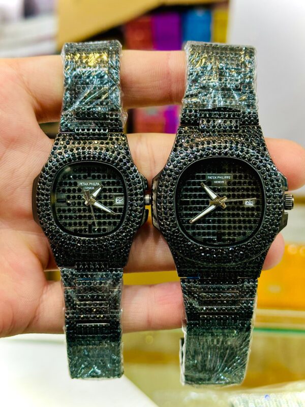 Patek Philippe Iced Out Watch – Couple Watch - Image 3